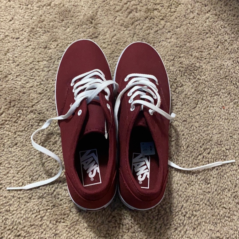Red/Maroon Vans